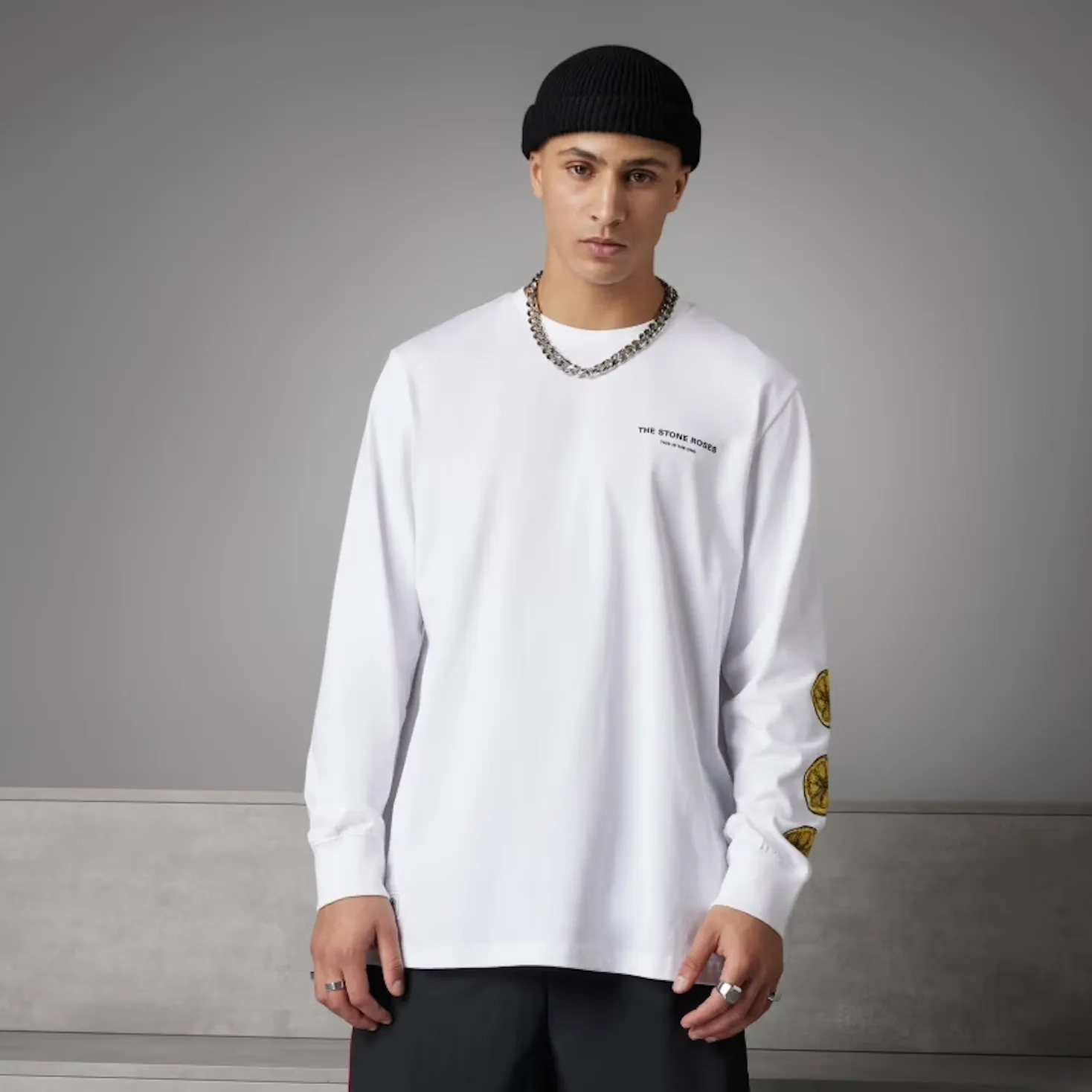 adidas  |Crew Neck Street Style Collaboration Long Sleeves Cotton