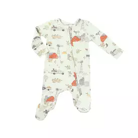 Angel Dear 2 Way Zipper Footie - Hay Farmer