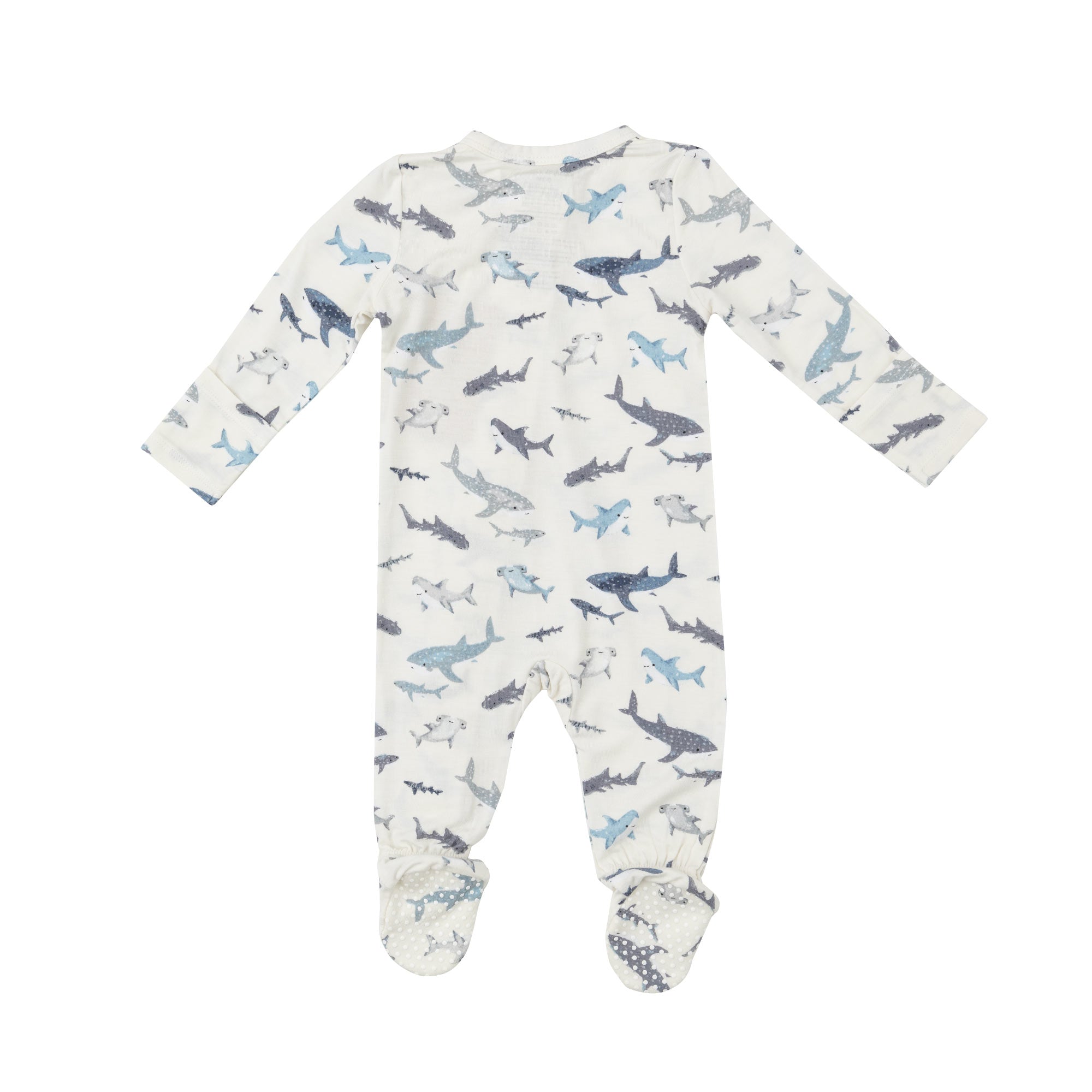 Angel Dear 2 Way Zipper Footie - Sharks