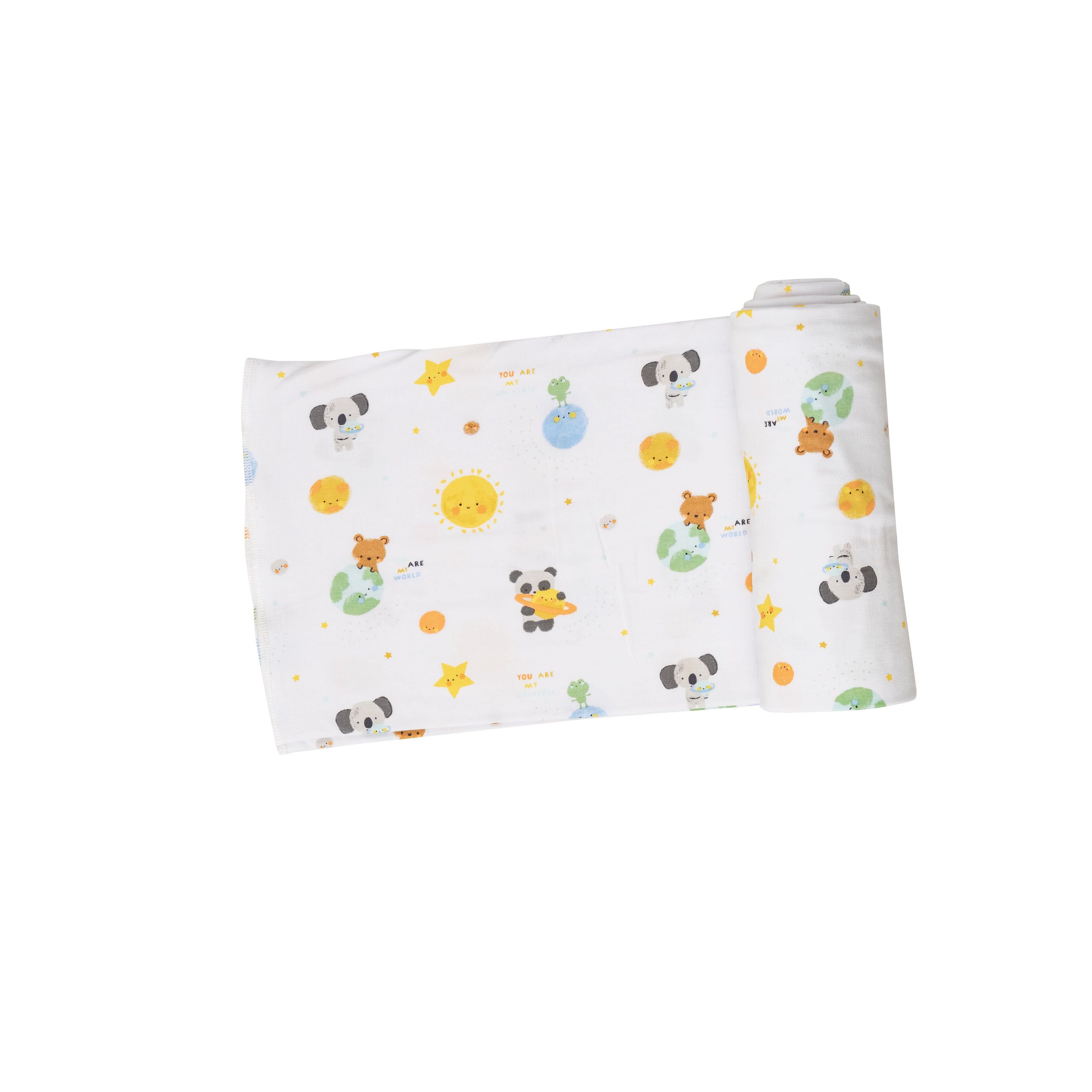 Angel Dear - Baby Solar System Swaddle Blanket