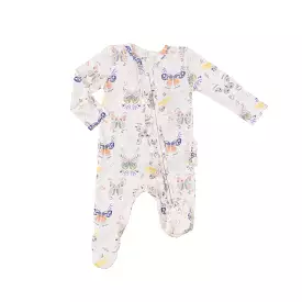 Angel Dear - Botany Butterflies Ruffle Zipper Footie