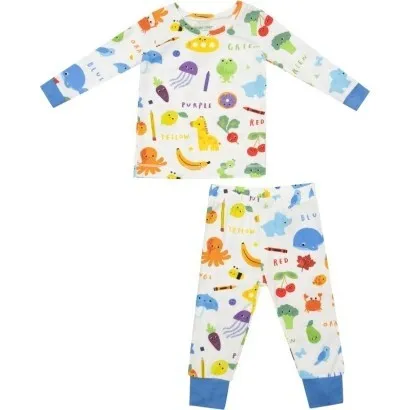 Angel Dear Learning Colors L/S Loungewear Set, Multi