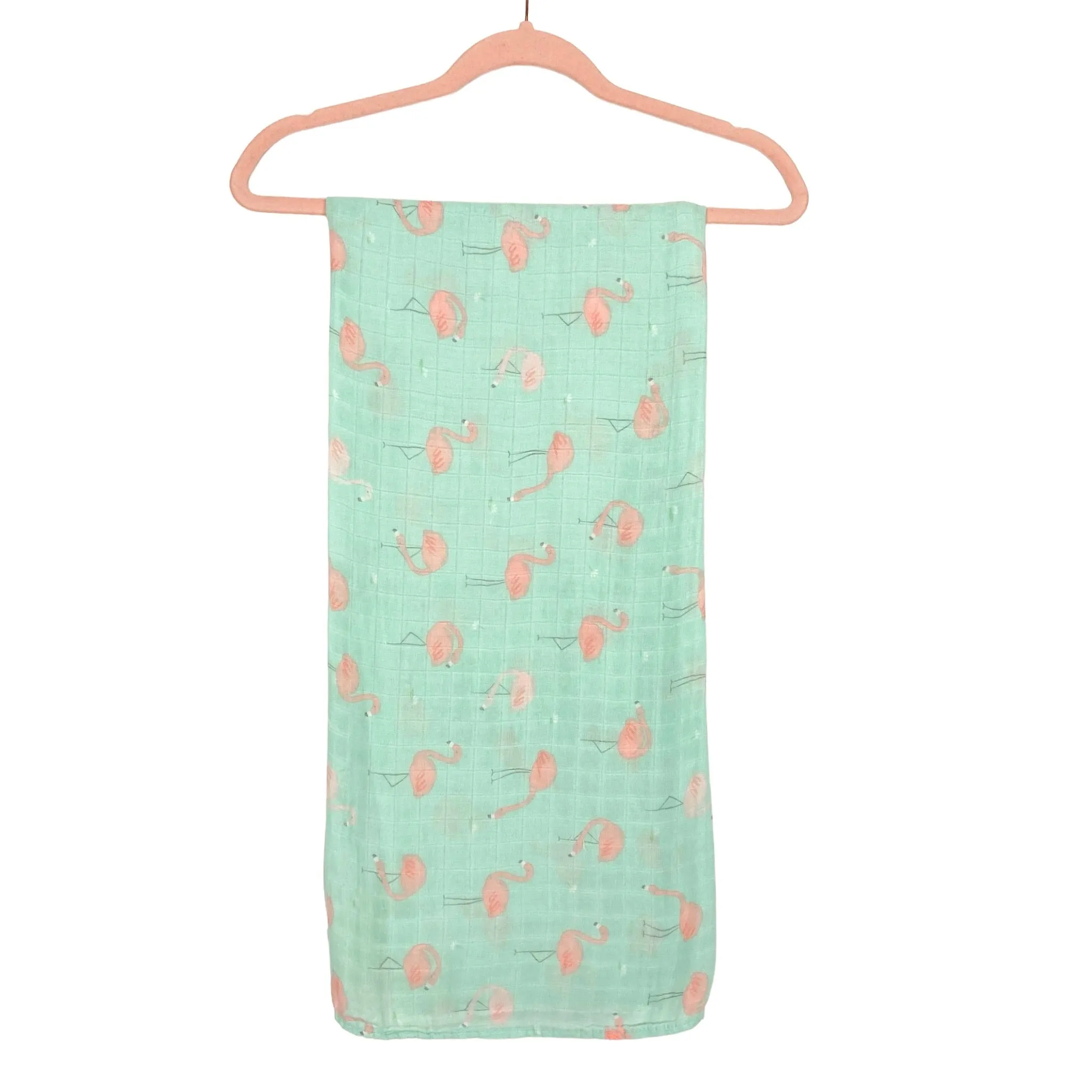 Angel Dear Mint Green Flamingo Baby Blanket (we have matching outfit)