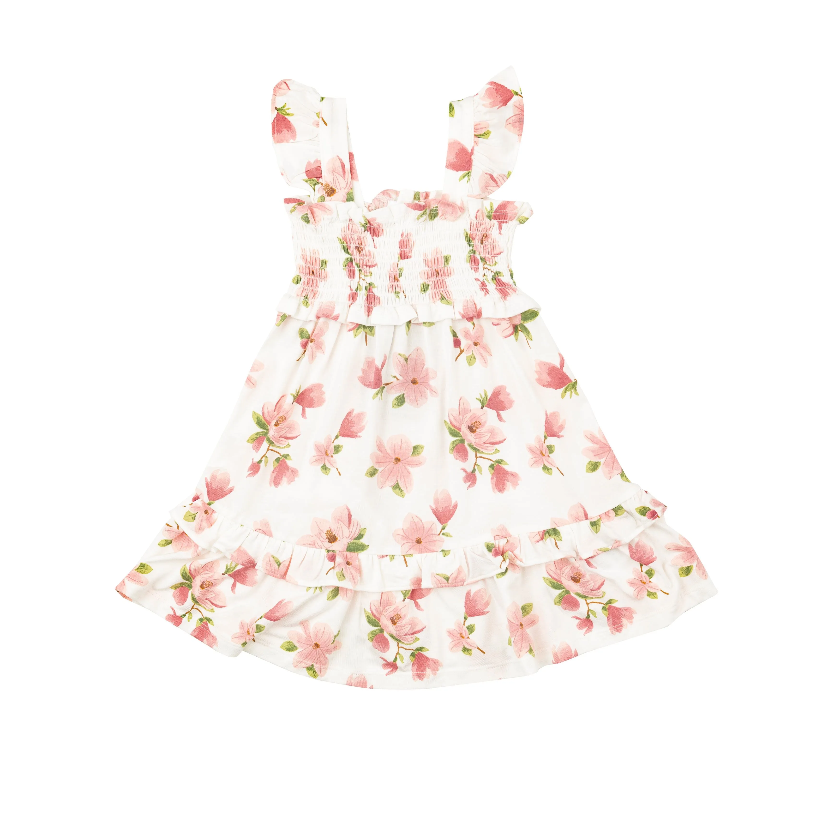 Angel Dear - Sweet Magnolias Smocked Ruffle Tiered Sundress