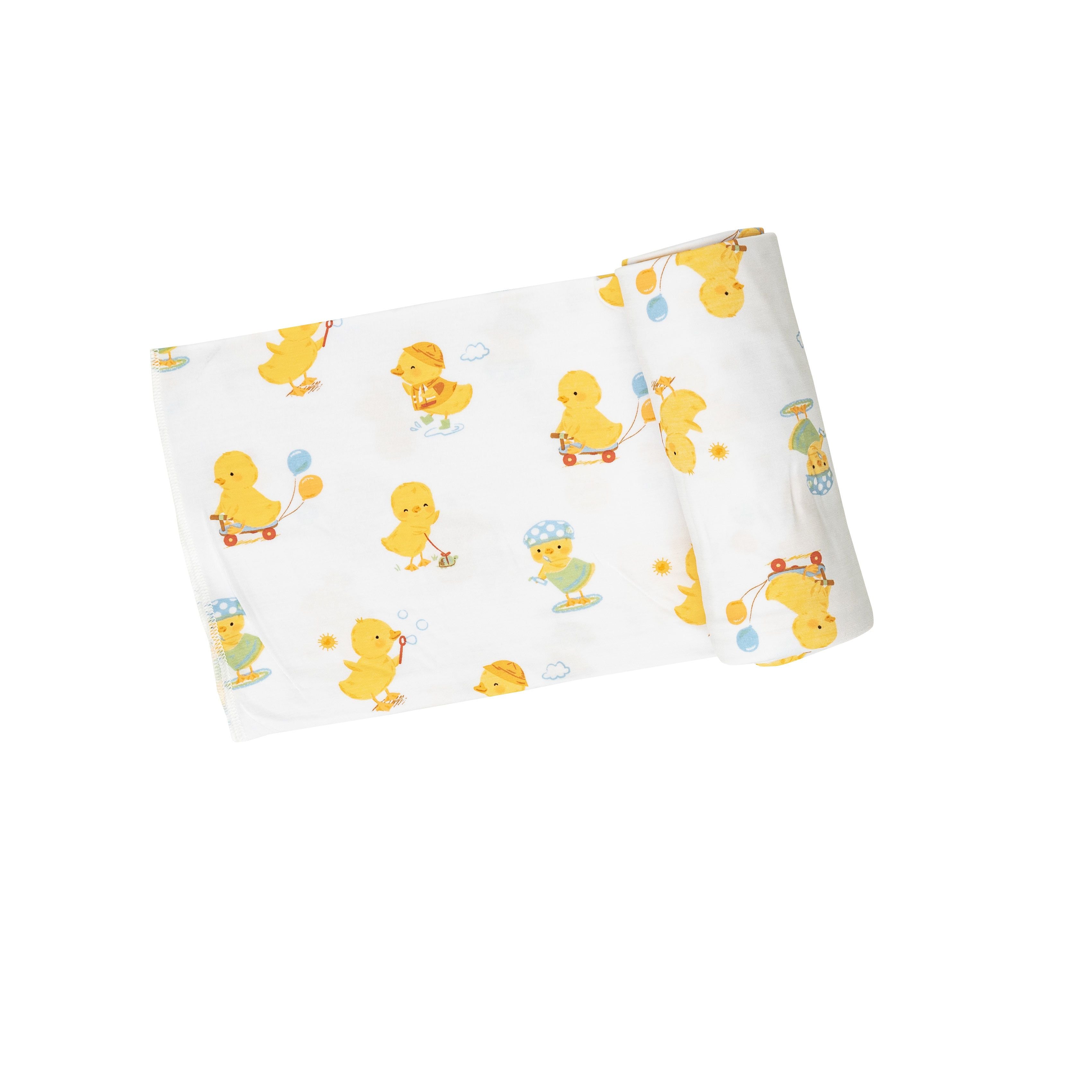 Angel Dear -   Vintage Ducklings Swaddle Blanket