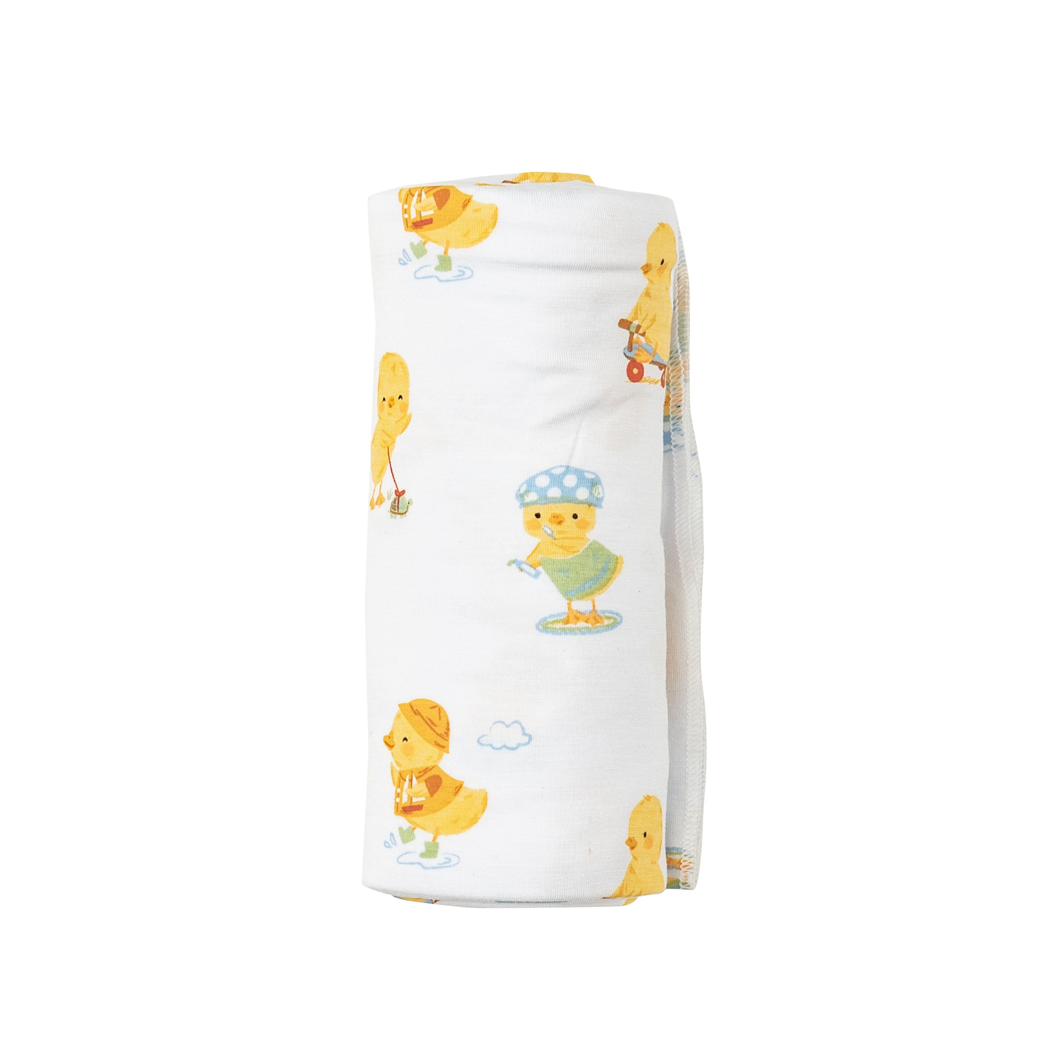 Angel Dear -   Vintage Ducklings Swaddle Blanket