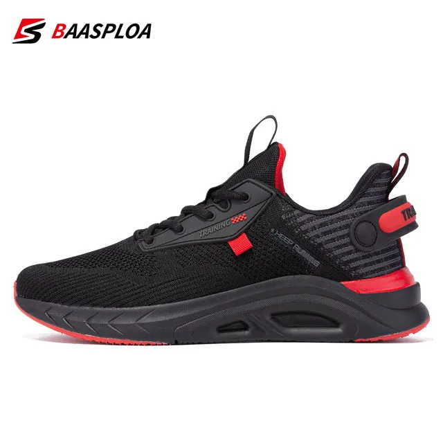 Baasploa 2022 New Men Knit Running Shoes