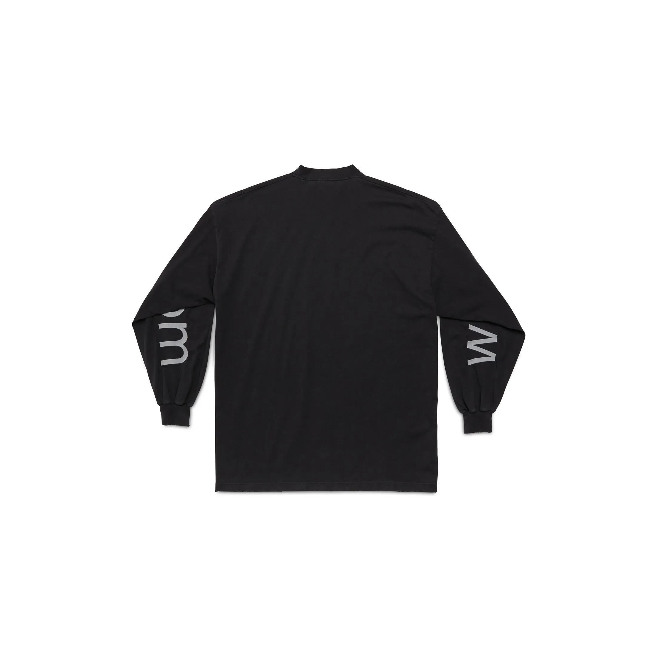 BALENCIAGA  |Bal.com Long Sleeve T-shirt Oversized in White