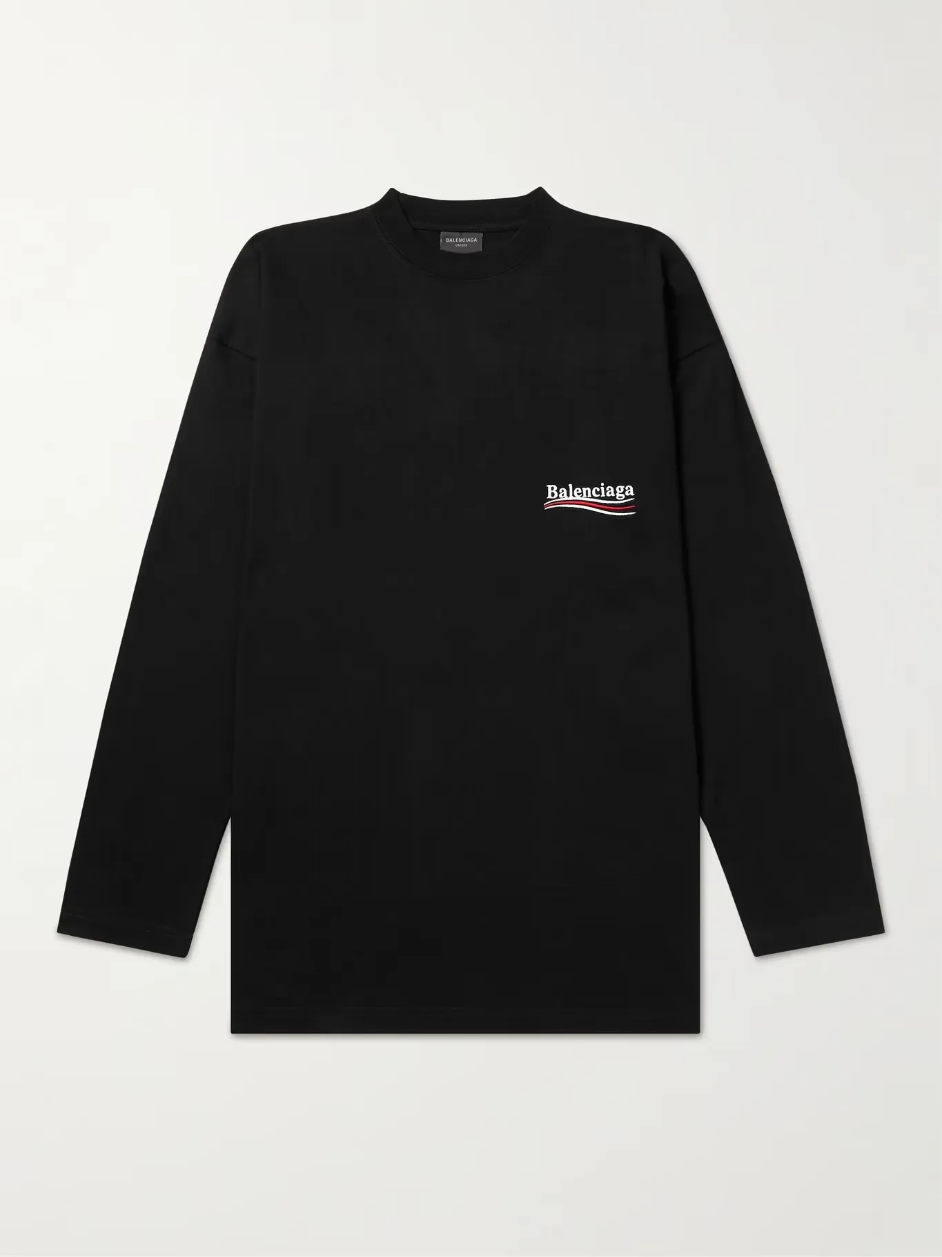 BALENCIAGA  |Crew Neck Street Style Long Sleeves Plain Cotton Oversized