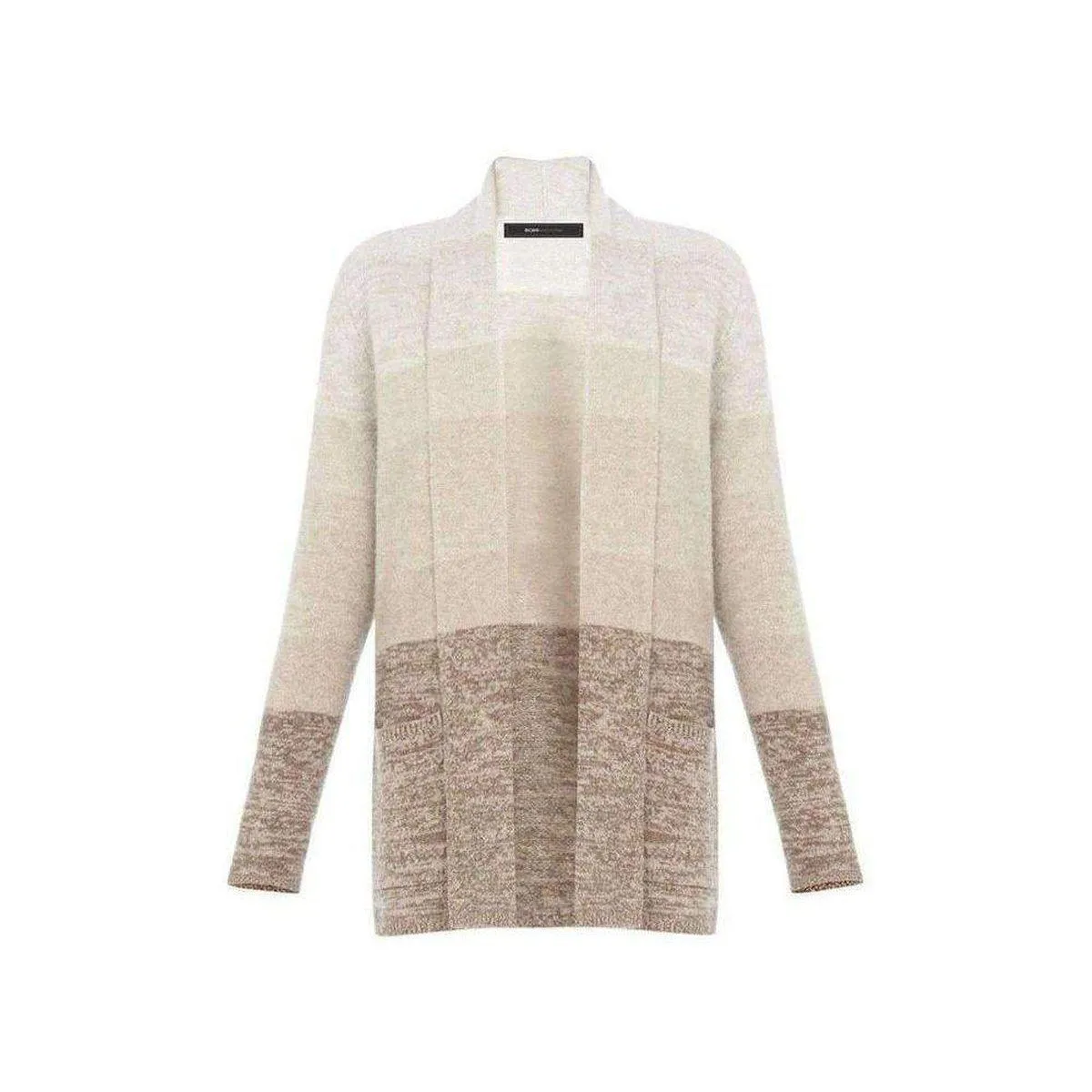 BCBG MAXAZRIA  |Cashmere Ginata Ombre Shawl Collar Cashmere Blend Cardigan