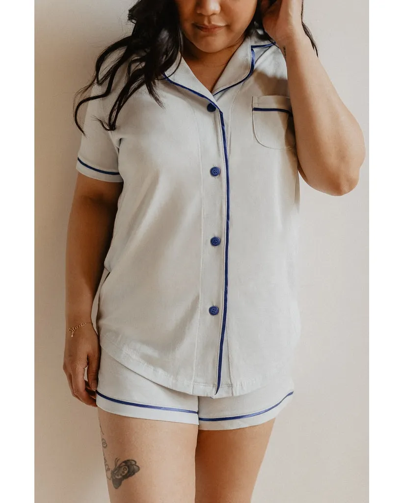 Bella Shorts PJ Set - Blue Venezia *FINAL SALE*