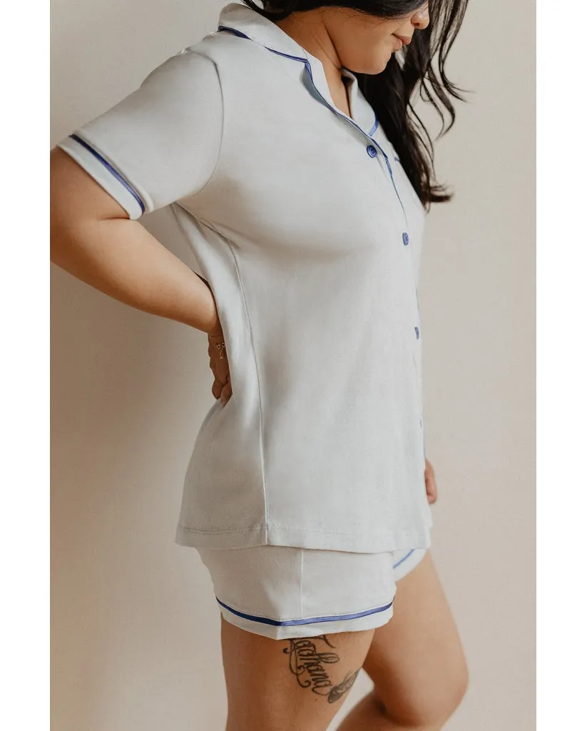 Bella Shorts PJ Set - Blue Venezia *FINAL SALE*