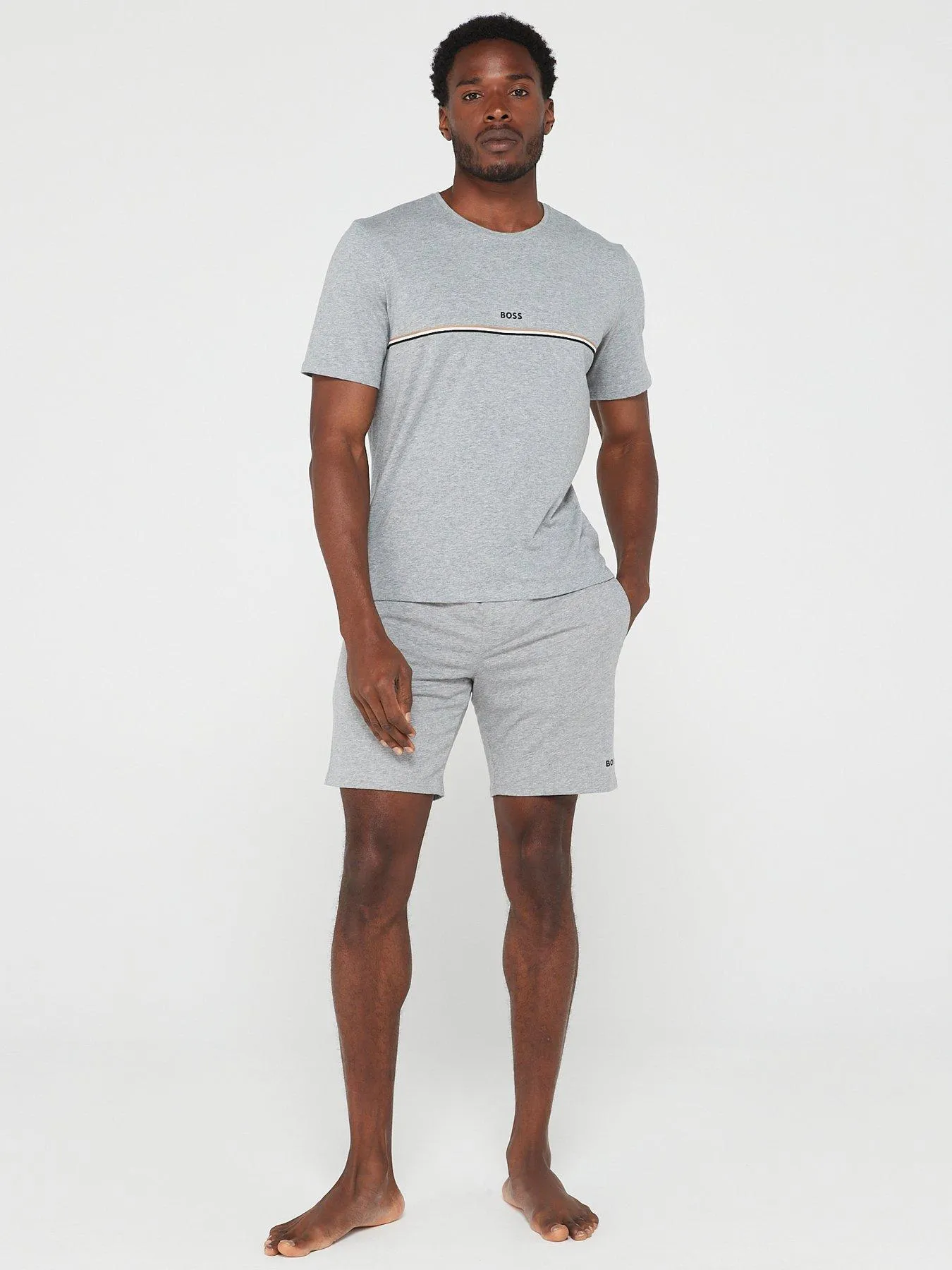 BOSS Bodywear Unique Lounge T-shirt - Grey