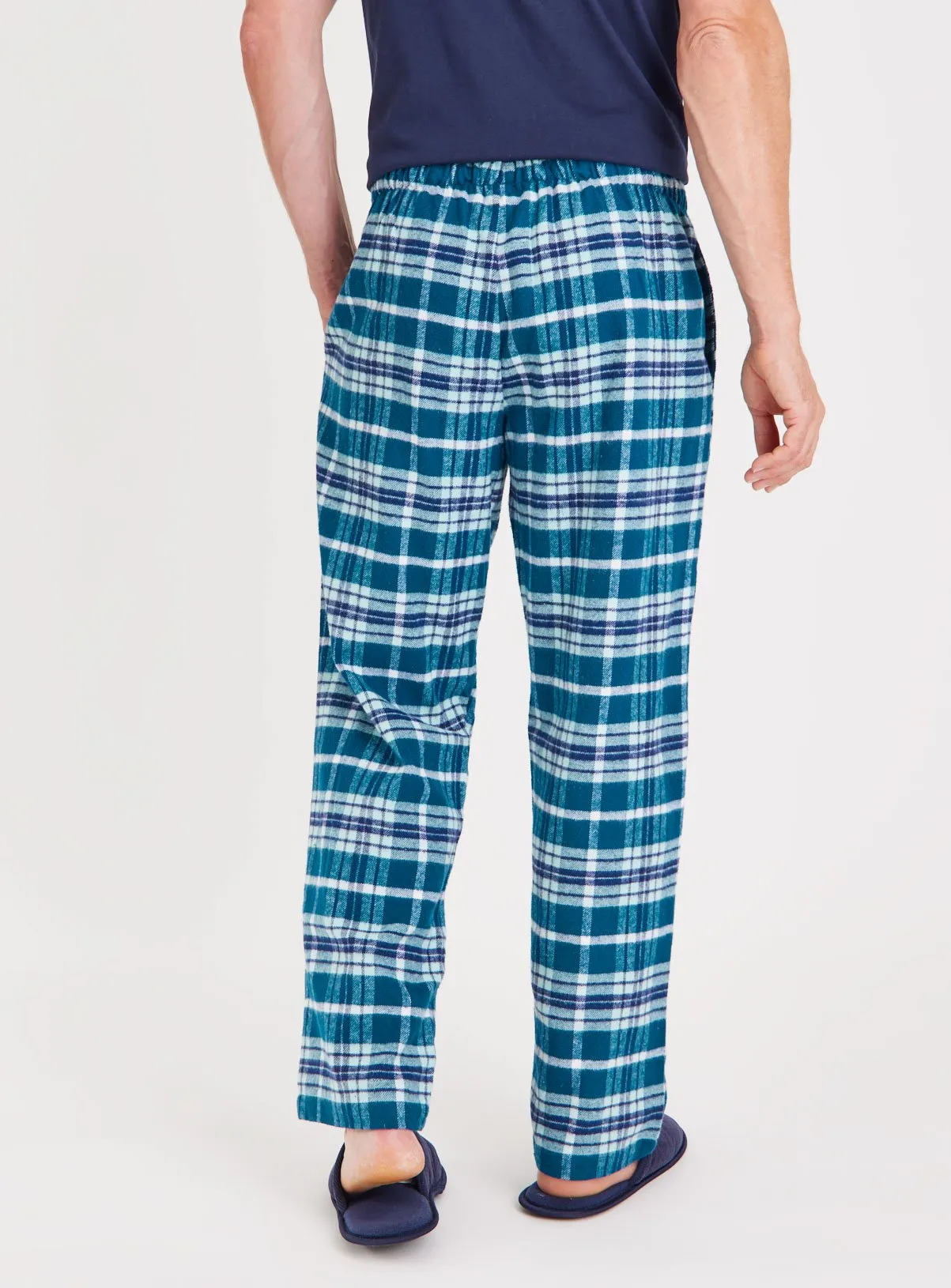 Buy Green Fleecy Pyjamas Bottoms S | Loungewear | Tu