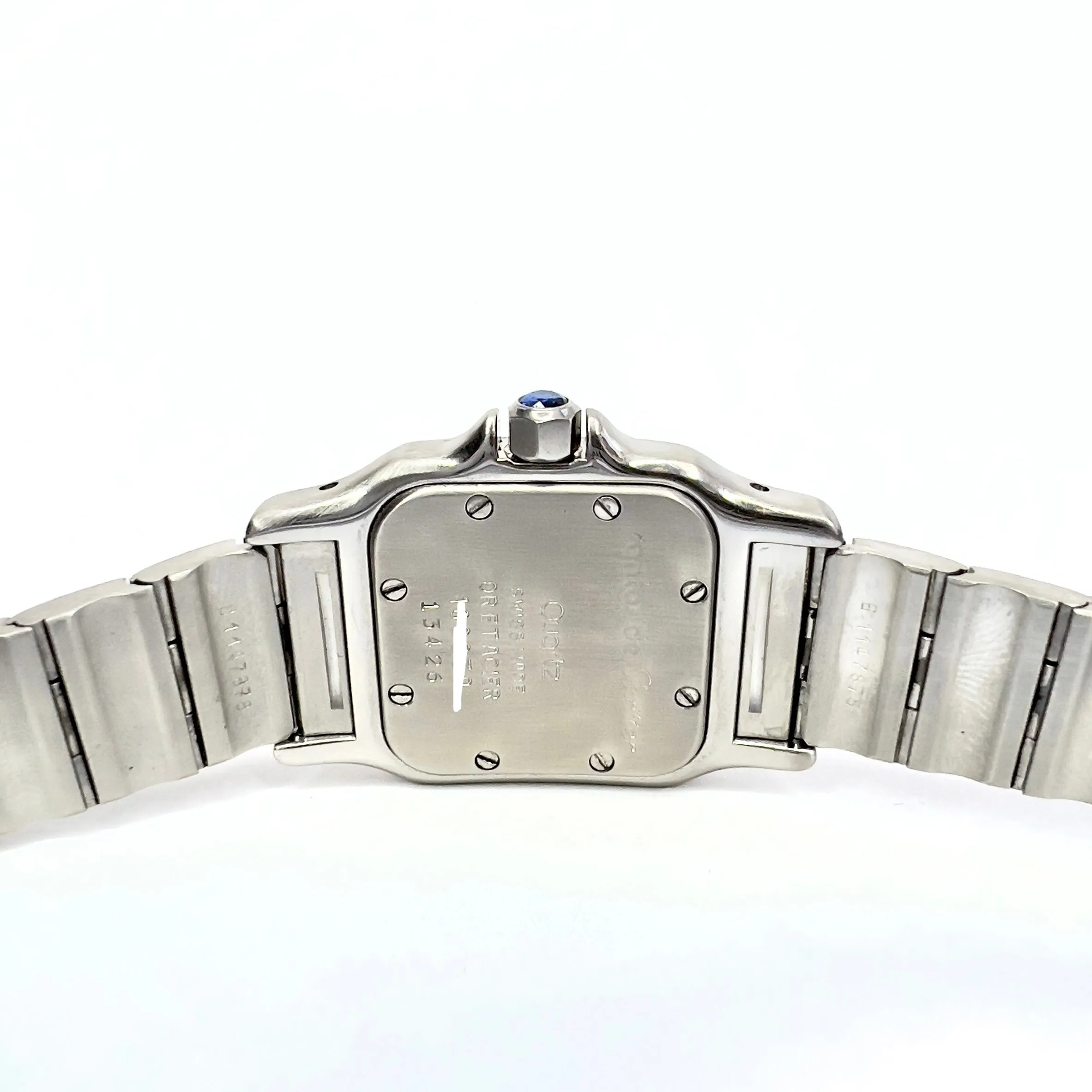 CARTIER SANTOS GALBEE 24mm Quartz 2 Tone 0.69TCW Diamond Watch