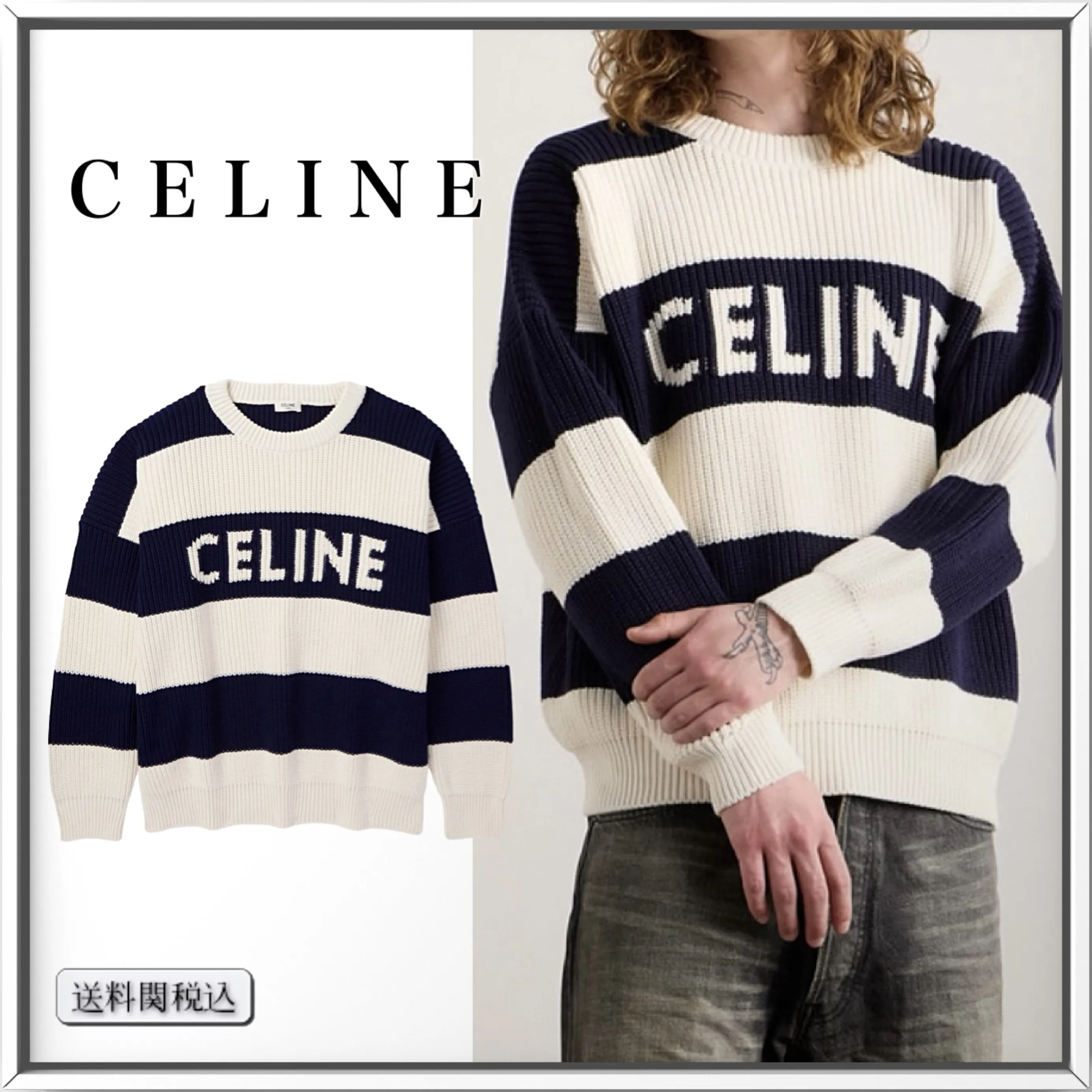 CELINE  |Logo Luxury Sweaters