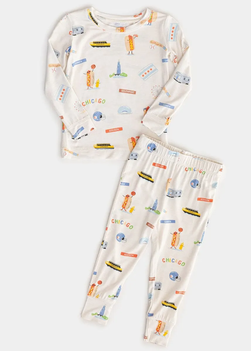 Chicago Field Trip Loungewear Set - L/S and Pants