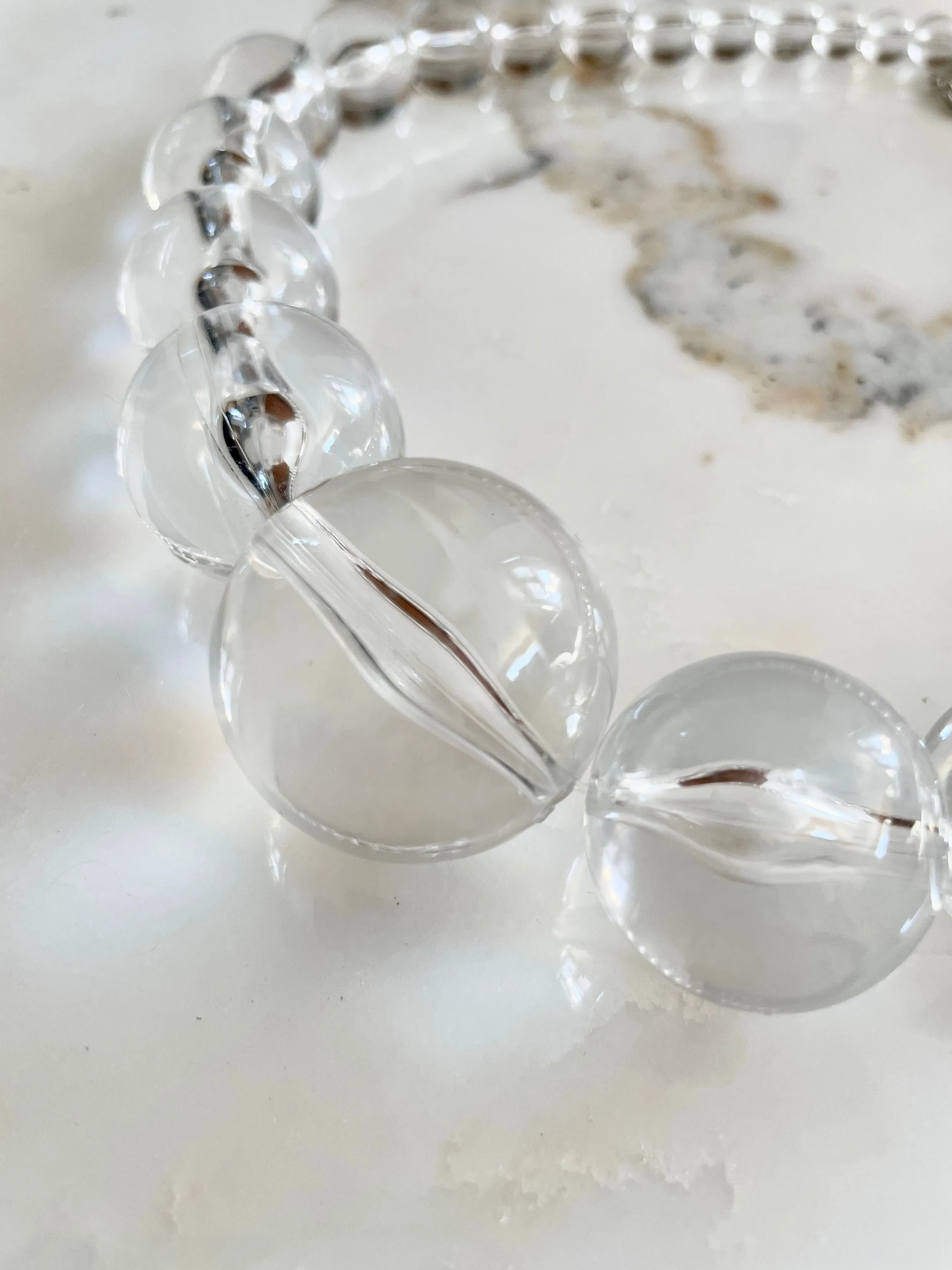 Clarion Lucite Necklace