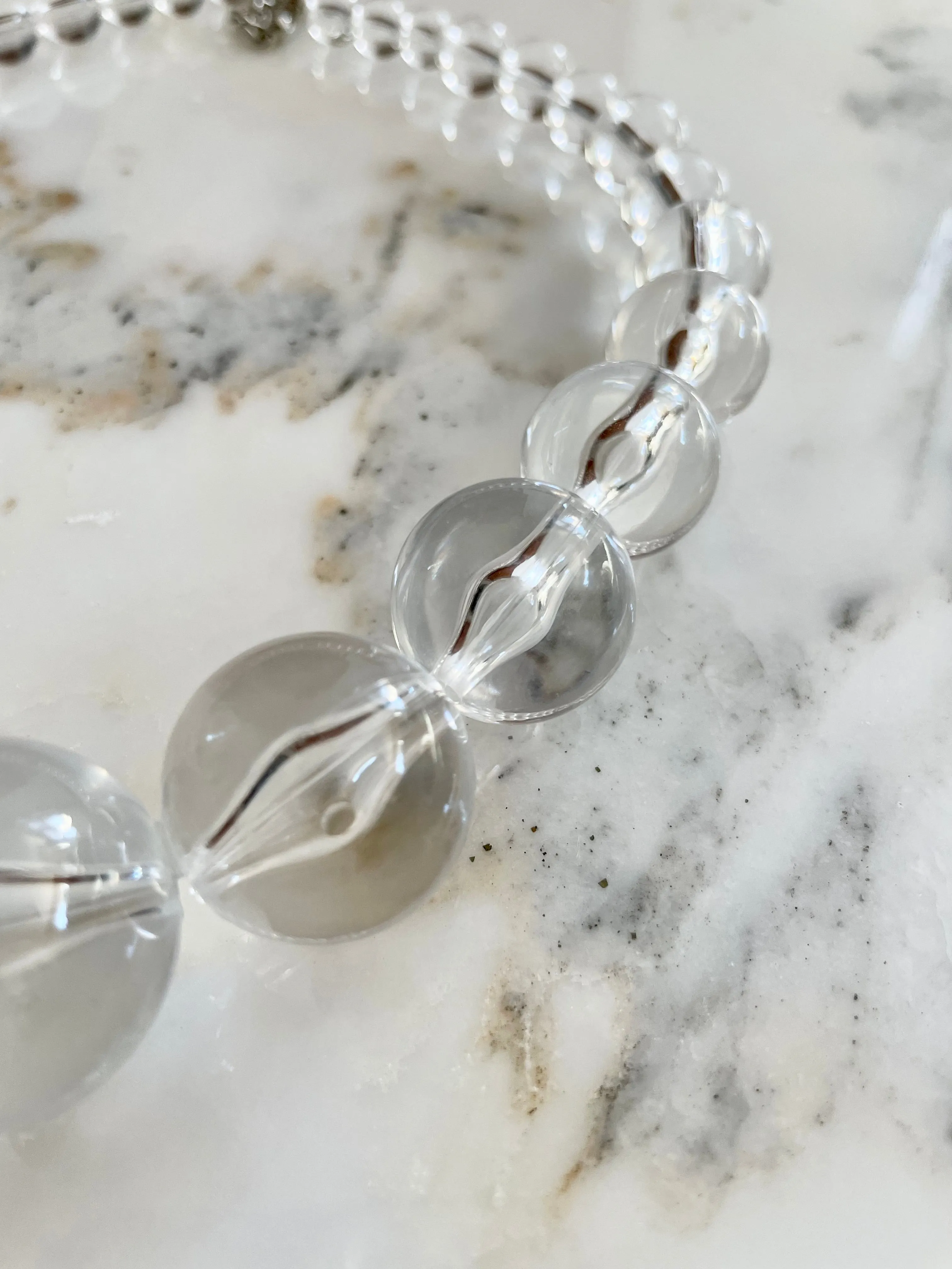 Clarion Lucite Necklace