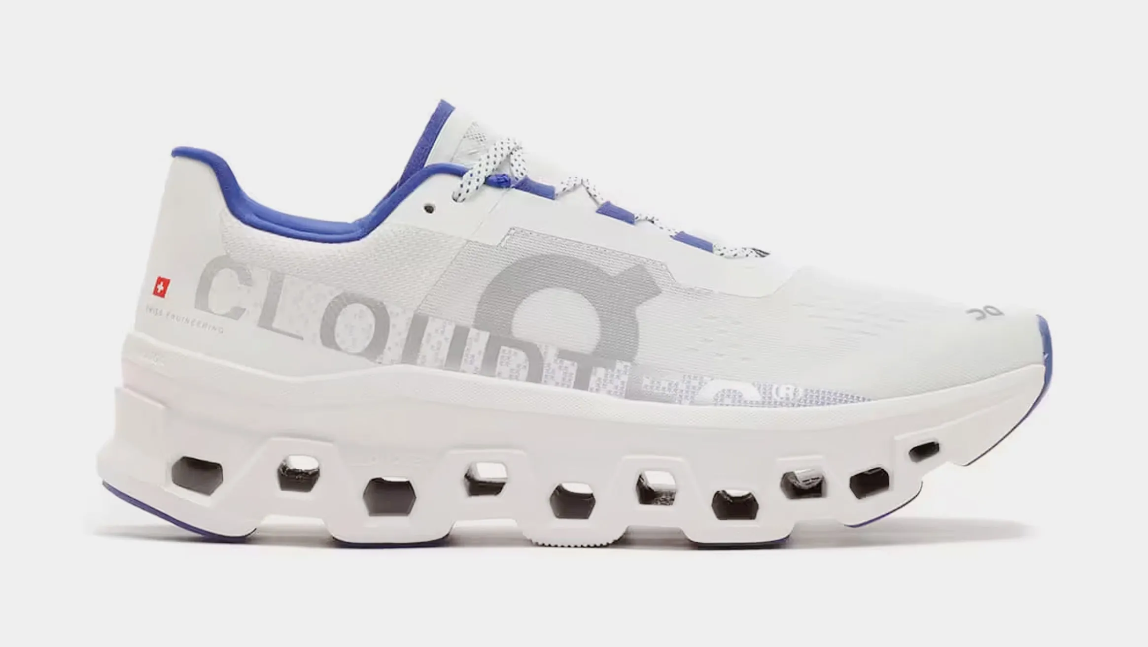 Cloudmonster LNY Womens Running Shoes (White/Indigo)