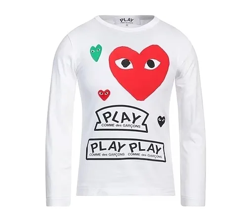 COMME des GARCONS  |Crew Neck Unisex Street Style Long Sleeves Cotton