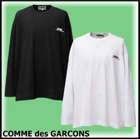 COMME des GARCONS  |Crew Neck Unisex Street Style Long Sleeves Plain Cotton