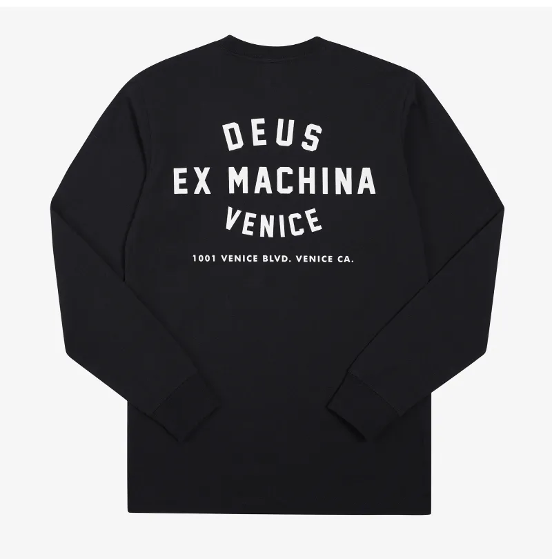 Deus Ex Machina  |Unisex Street Style Long Sleeves Plain Cotton Oversized