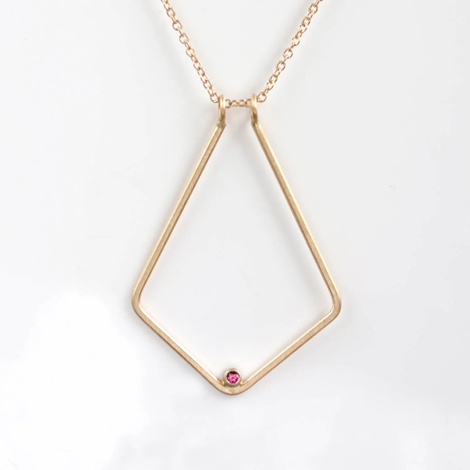 Diamond Deco Magic Ring Holder Necklace