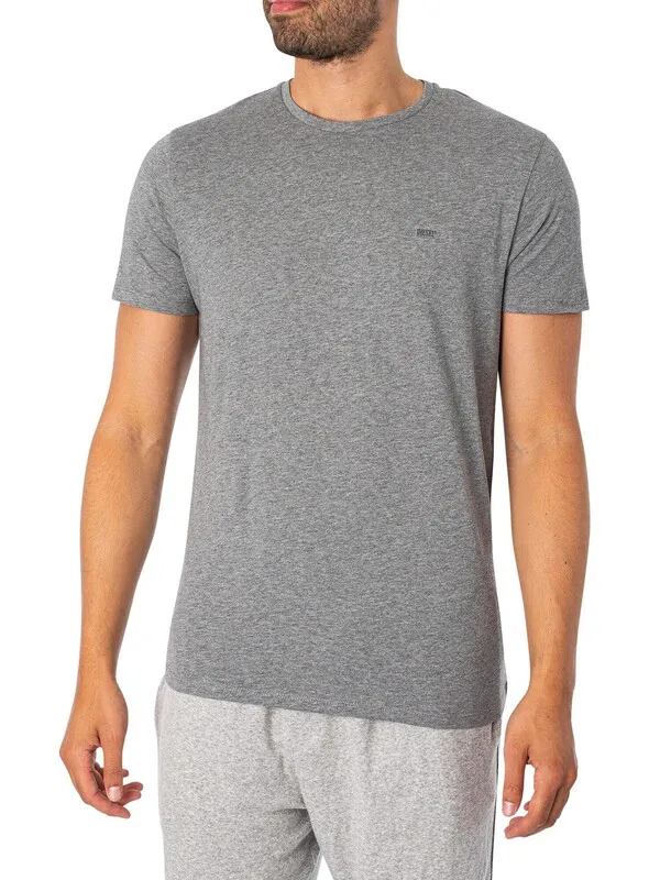 Diesel 3 Pack Lounge Jake T-Shirts - Black/Grey/White