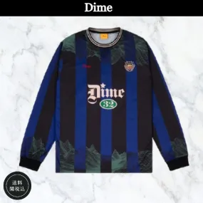 Dime  |Crew Neck Stripes Unisex Street Style Long Sleeves