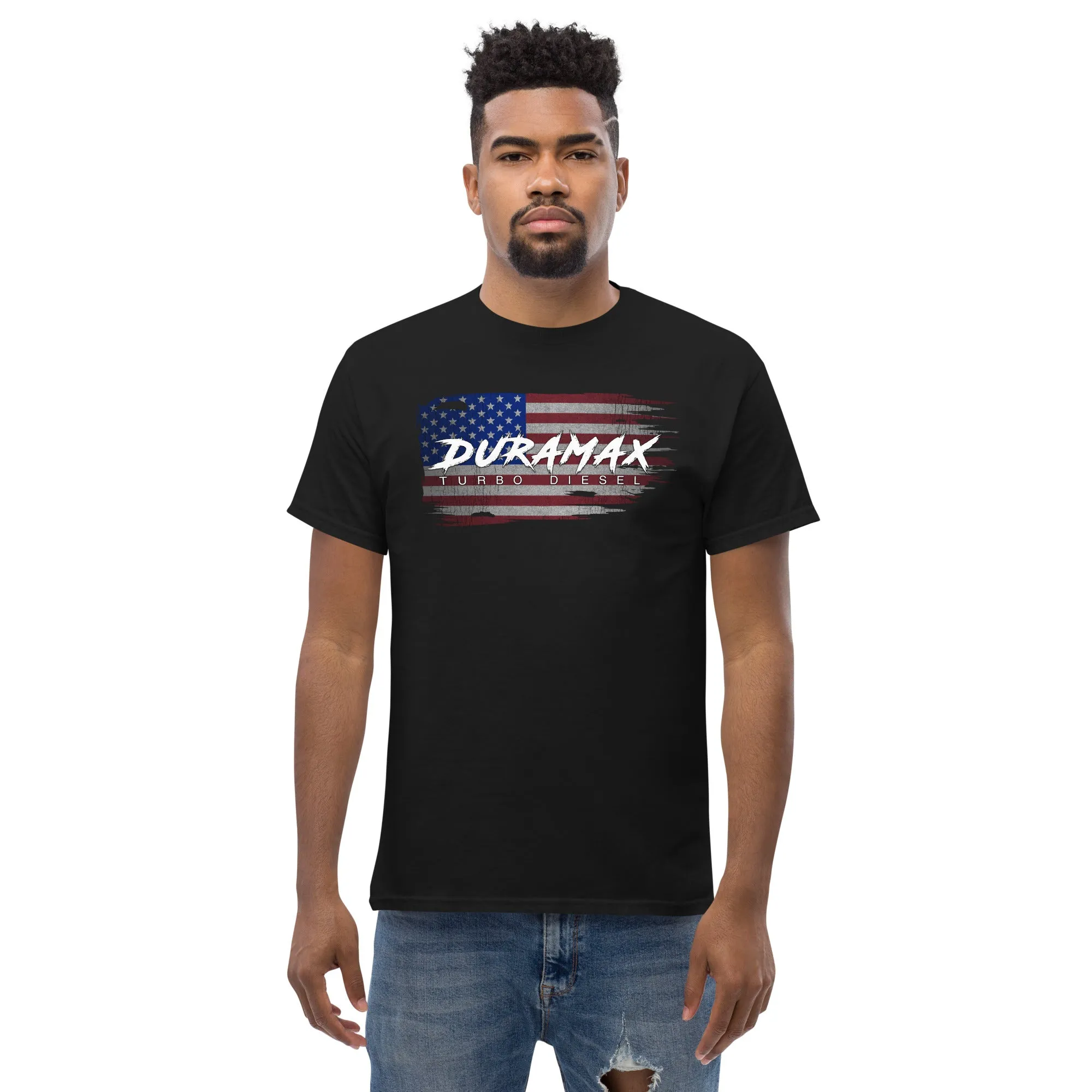 Duramax Diesel T-Shirt American Flag Shirt