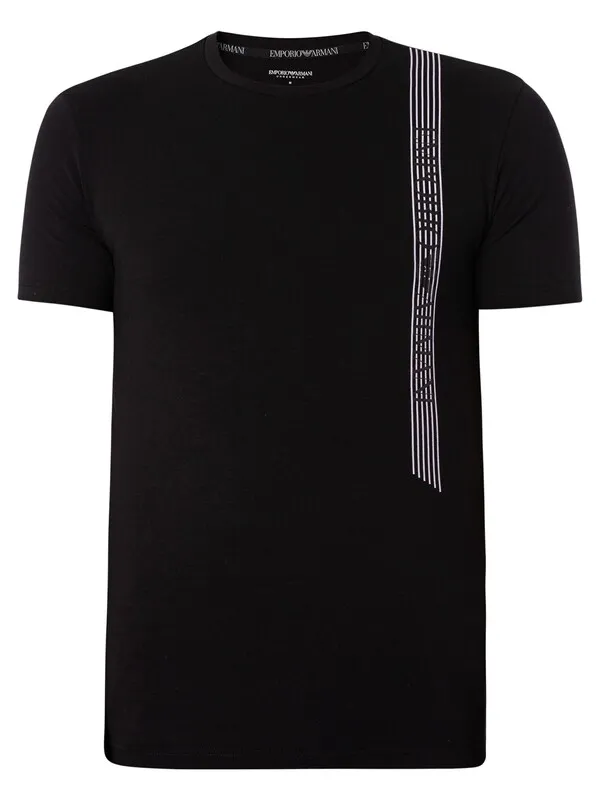 Emporio Armani Lounge Crew T-Shirt - Black