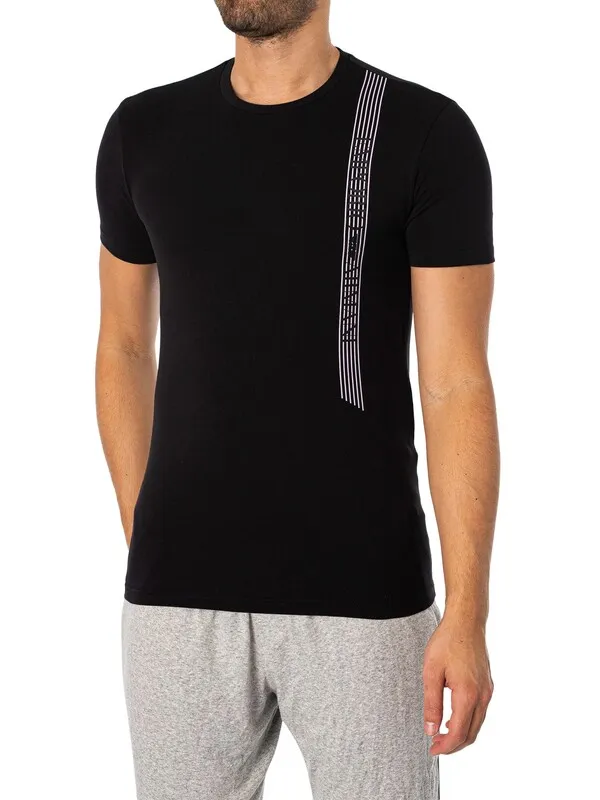 Emporio Armani Lounge Crew T-Shirt - Black