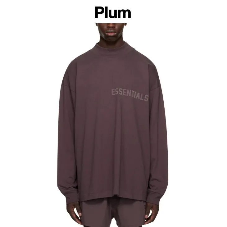 FEAR OF GOD  |Crew Neck Unisex Street Style Long Sleeves Plain Cotton