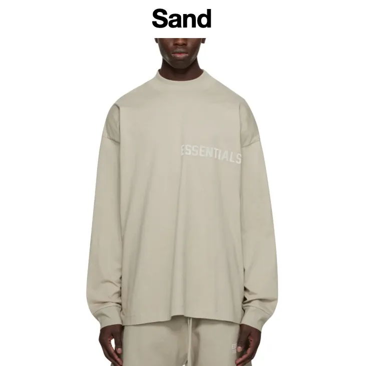 FEAR OF GOD  |Crew Neck Unisex Street Style Long Sleeves Plain Cotton