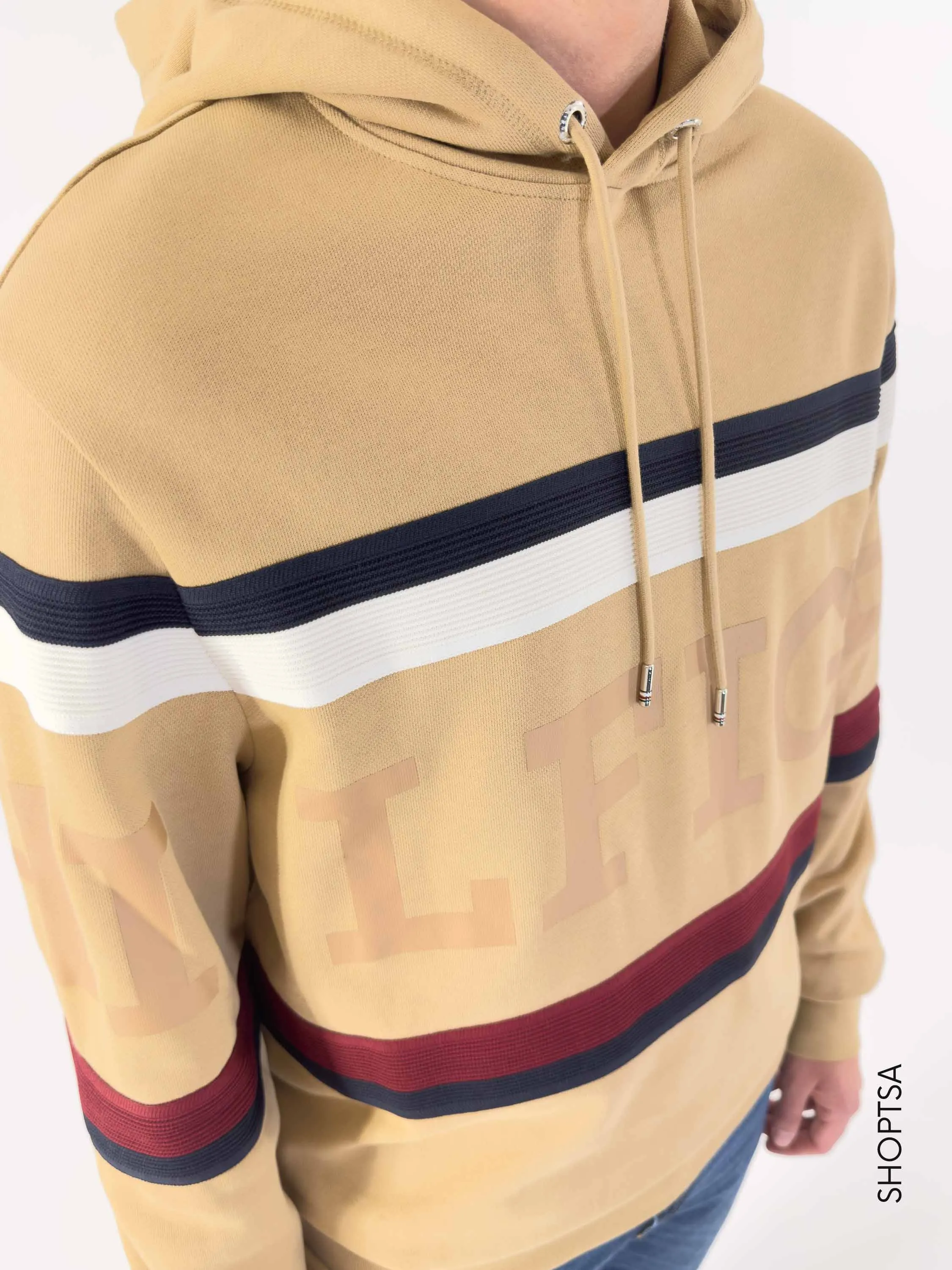 Felpa cappuccio stripe - Tommy Hilfiger