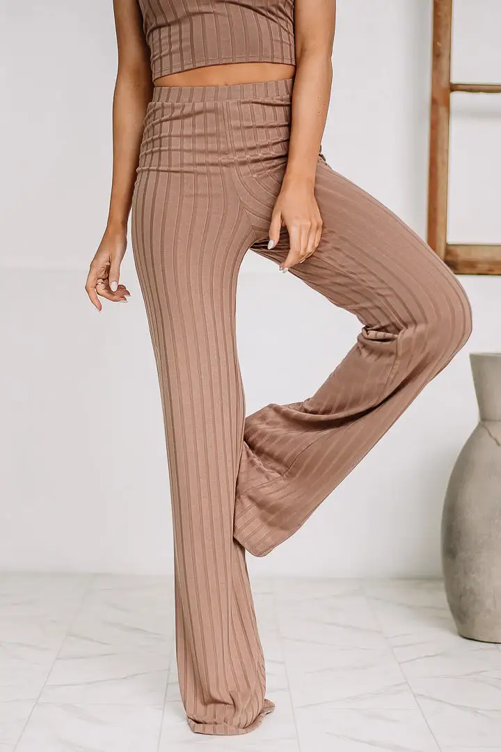 Field Of Daisey's Flare Pants | Mushroom