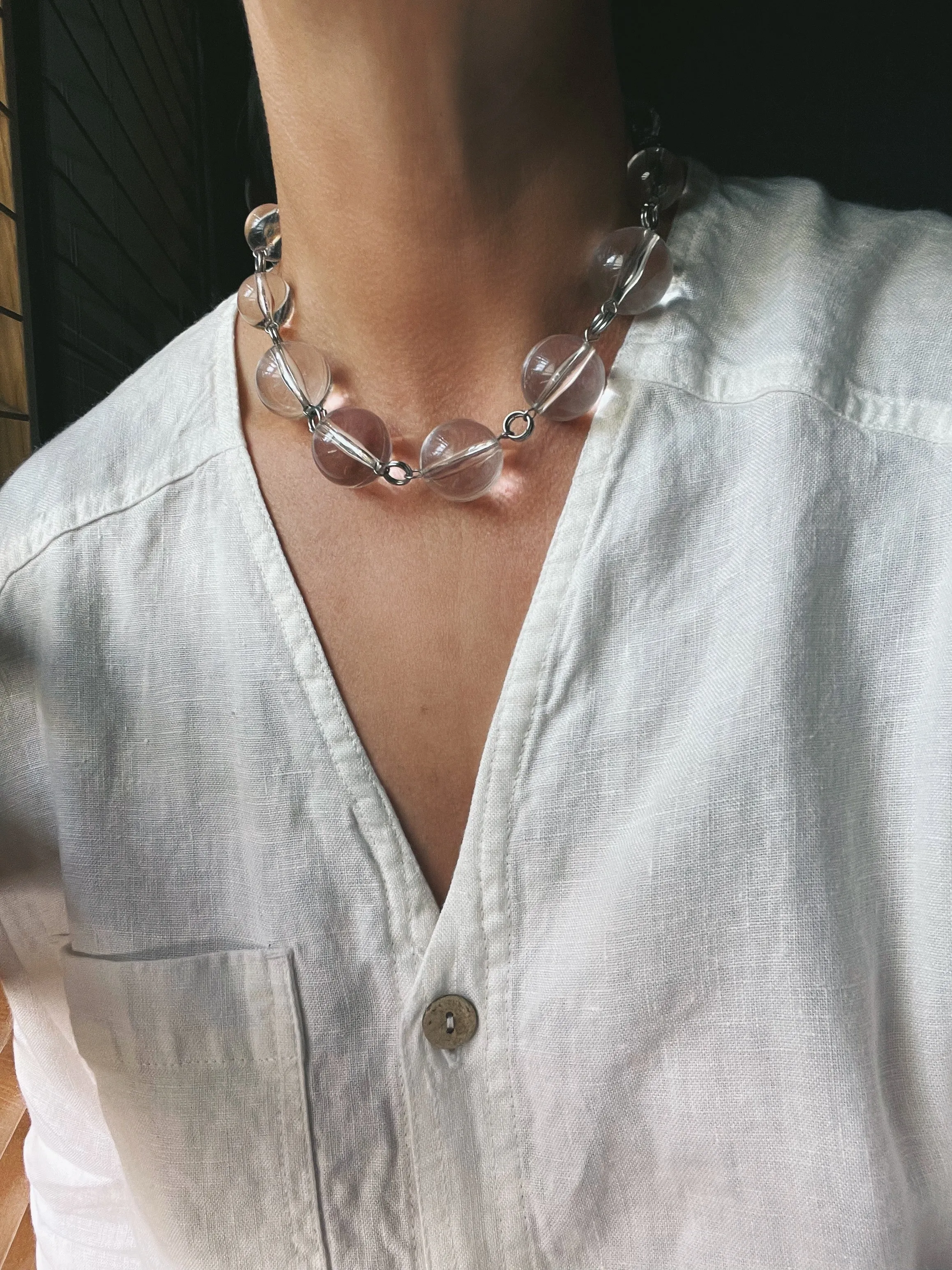 Gilo Lucite Necklace