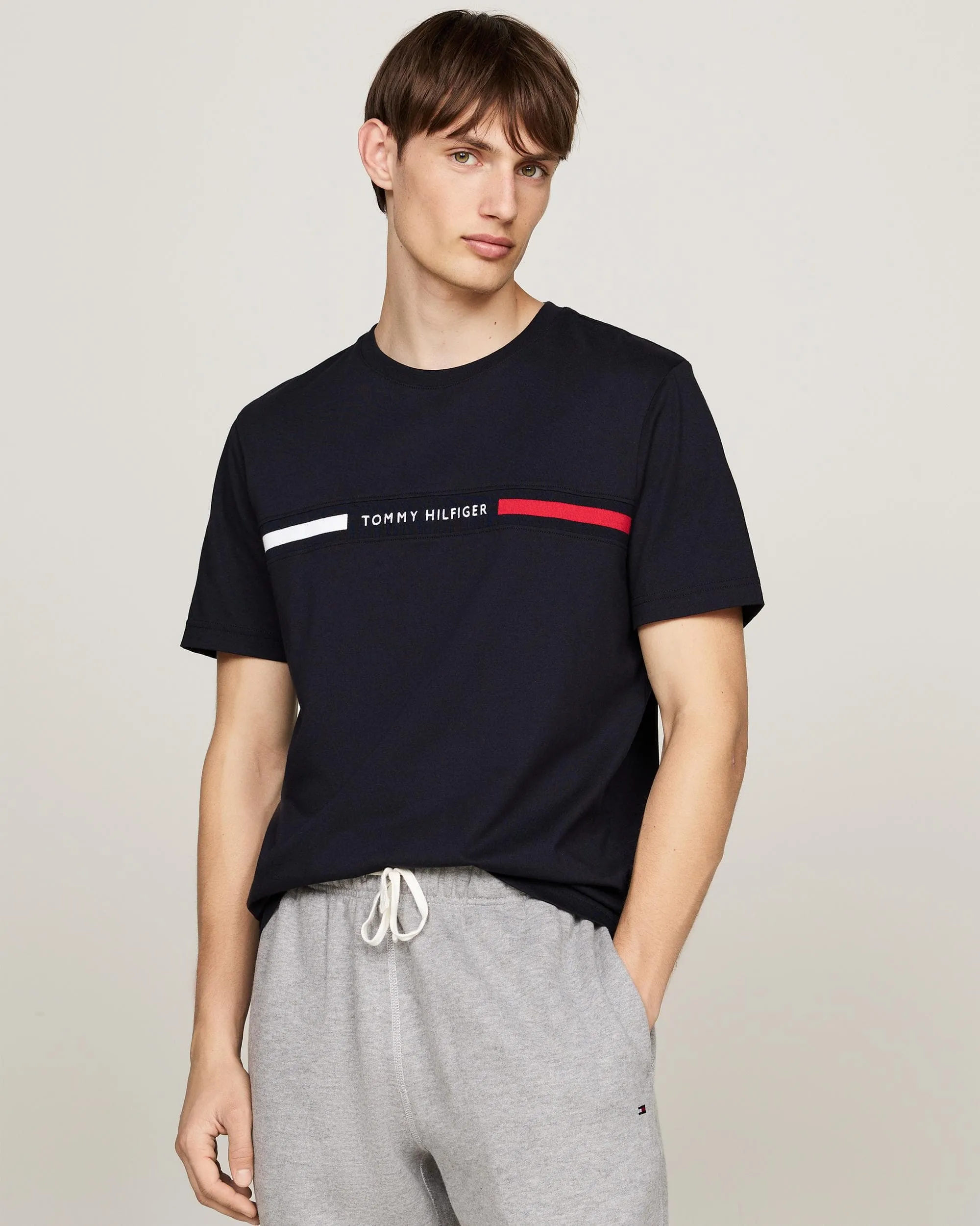 Hilfiger Chest Insert Mens T-Shirt