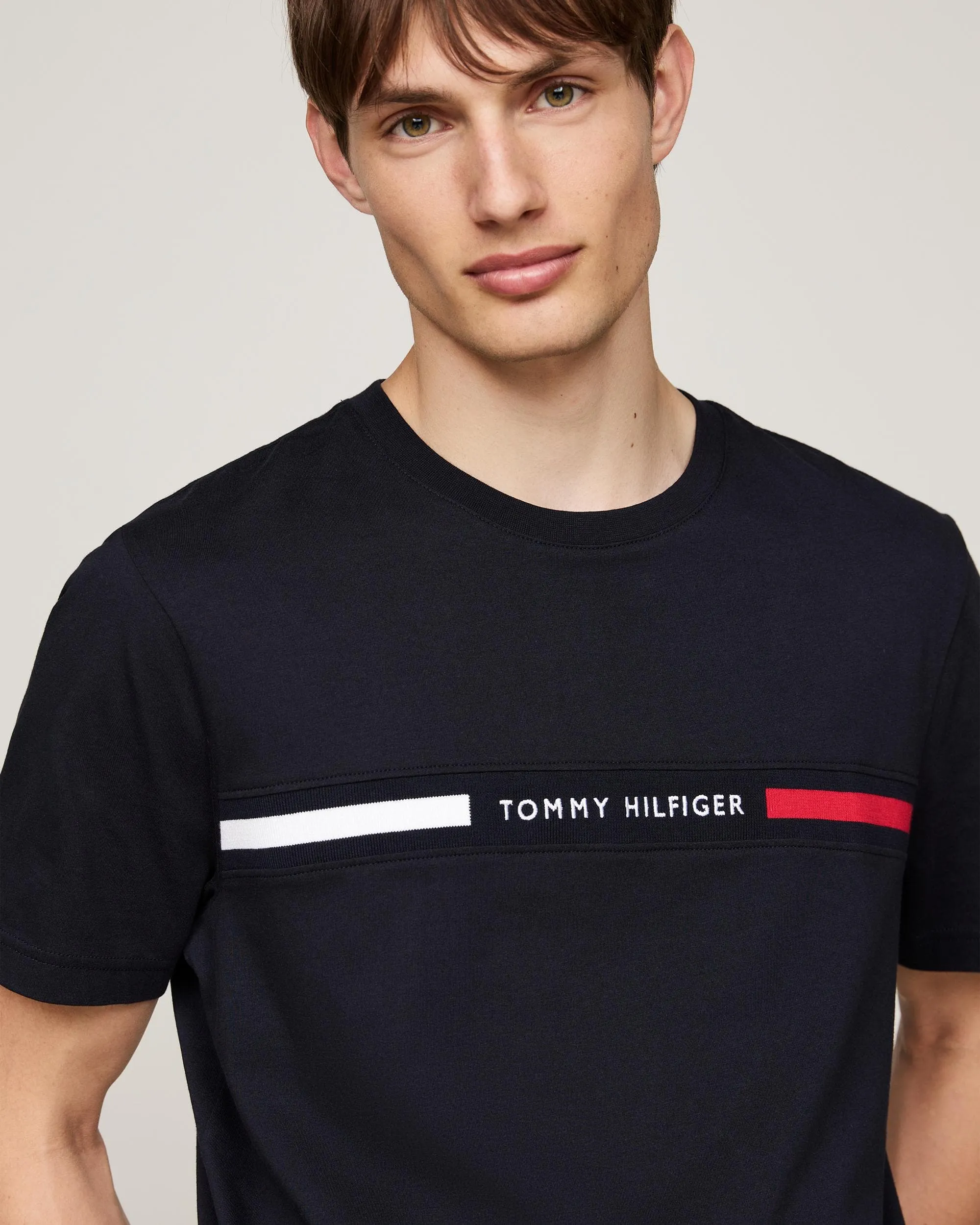 Hilfiger Chest Insert Mens T-Shirt