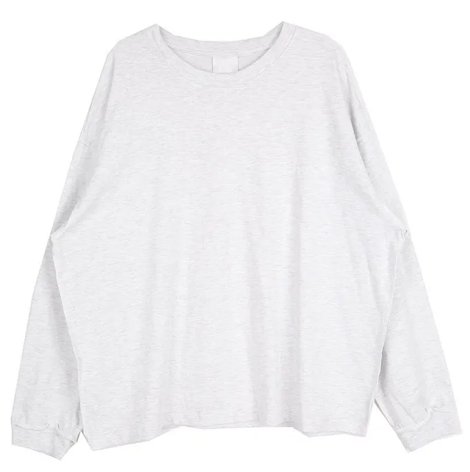 HOLY IN CODE  |Unisex Street Style U-Neck Long Sleeves Plain Cotton