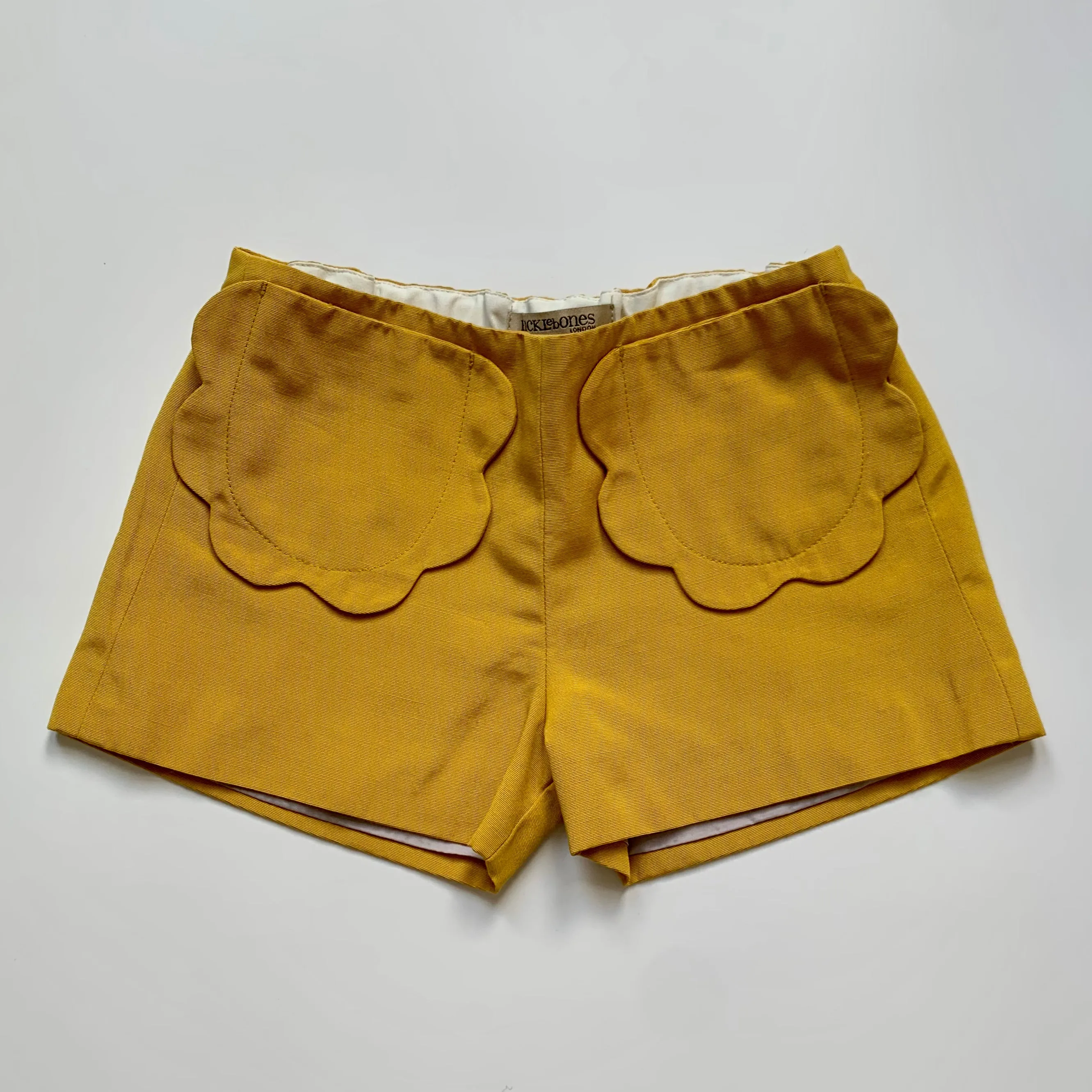 Hucklebones Mustard Shorts: 4 Years