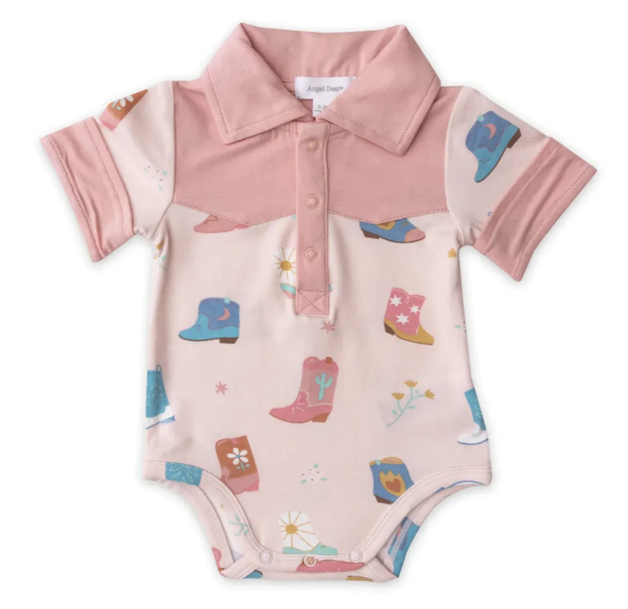 Infant Girl's Angel Dear Bodysuit #405PNK