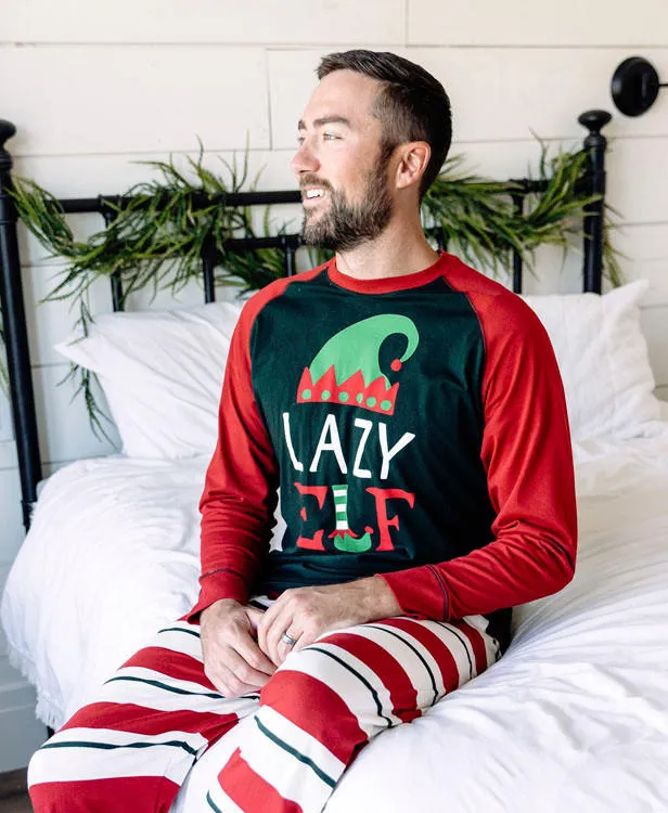 Lazy Elf Long Sleeve PJ Tee