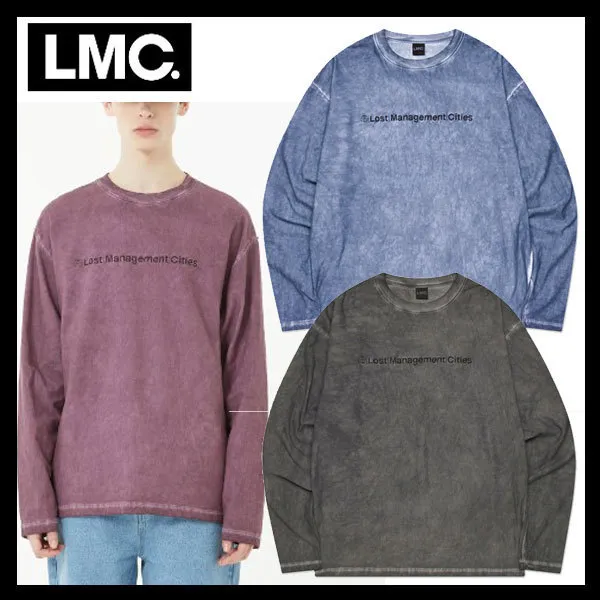 LMC  |Crew Neck Unisex Street Style Tie-dye U-Neck Long Sleeves