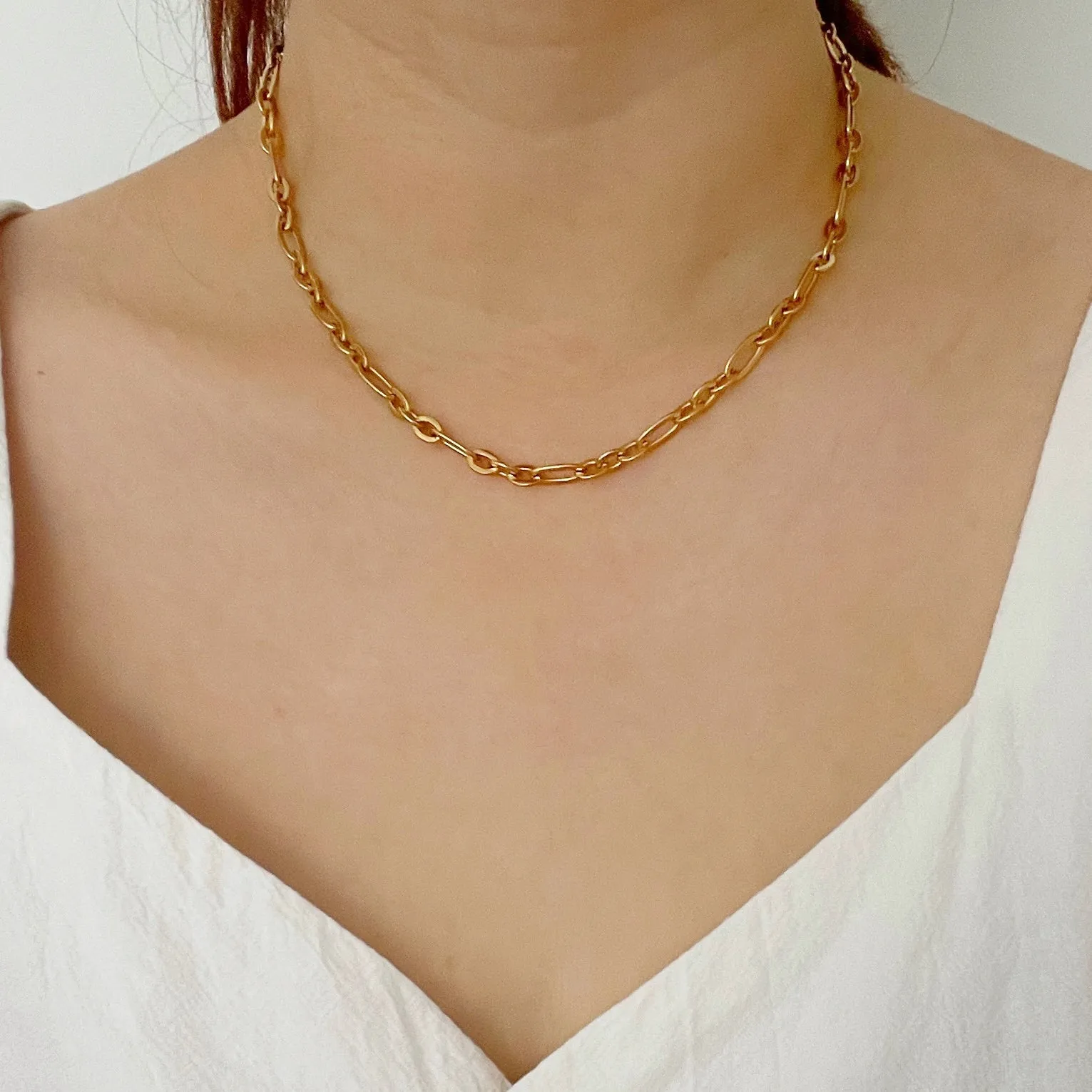 Long Short Chain Necklace