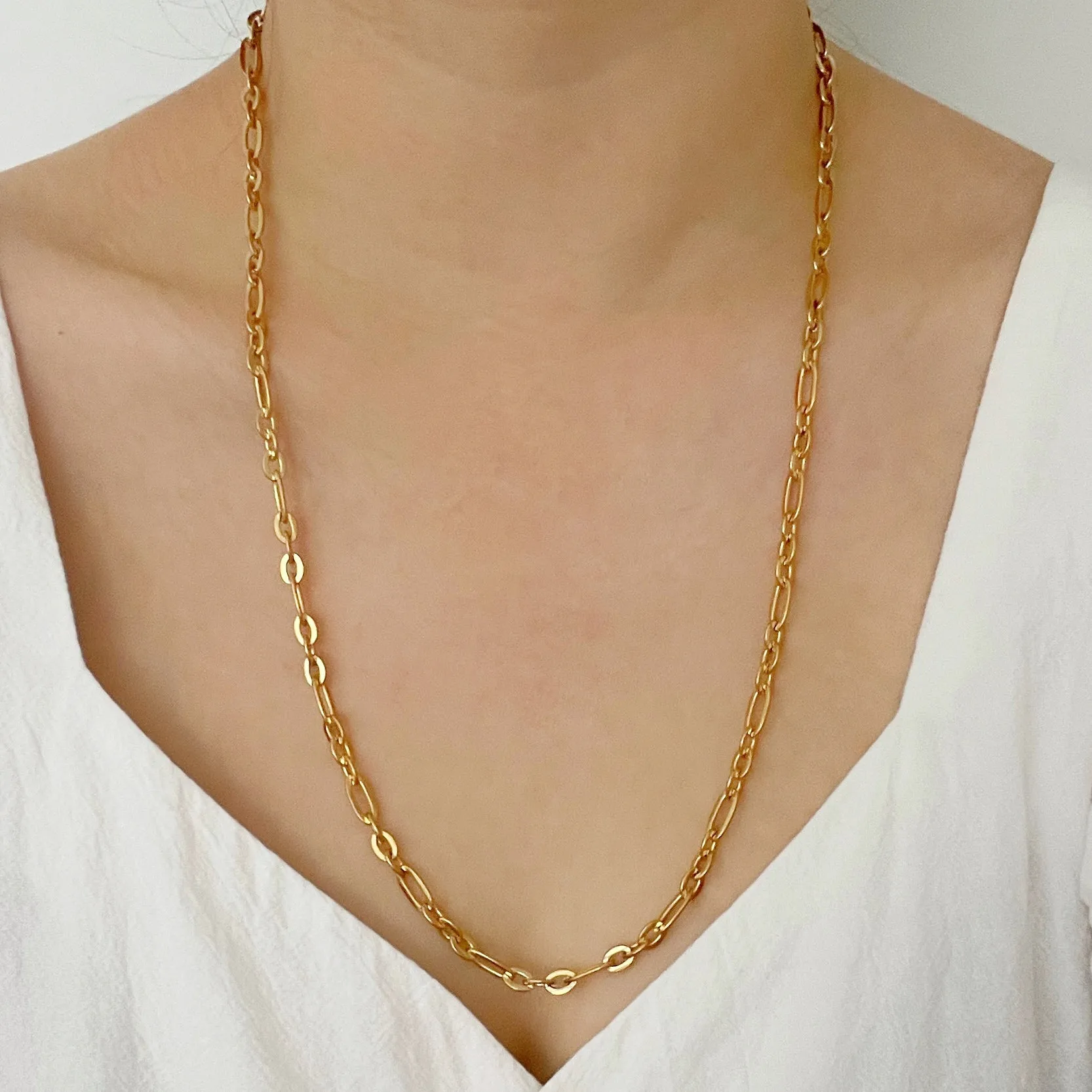 Long Short Chain Necklace