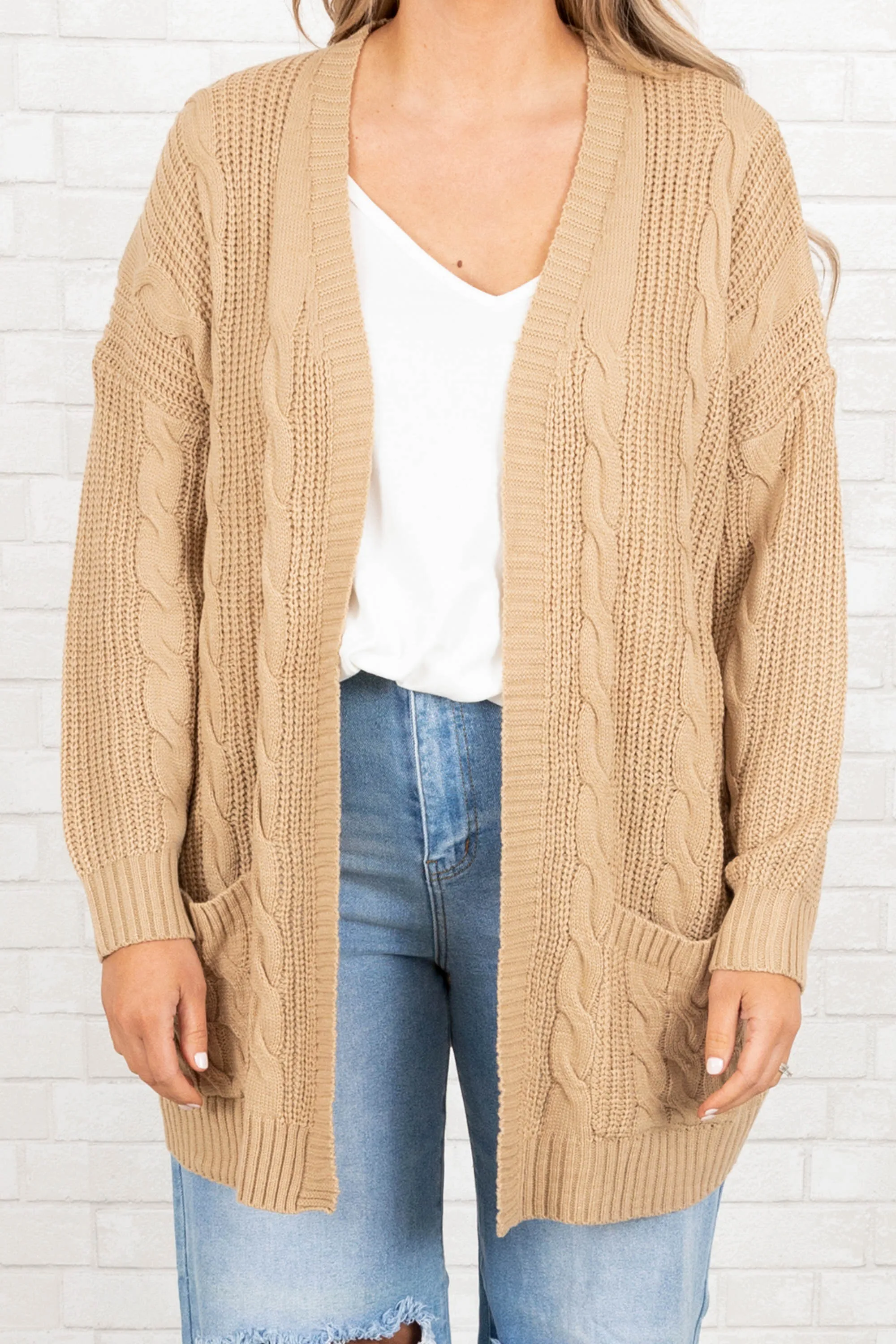 Love Me When I'm Gone Cardigan, Brown