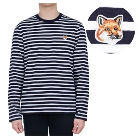 MAISON KITSUNE  |Stripes Street Style Long Sleeves Other Animal Patterns