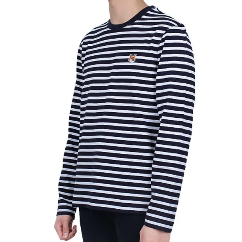 MAISON KITSUNE  |Stripes Street Style Long Sleeves Other Animal Patterns